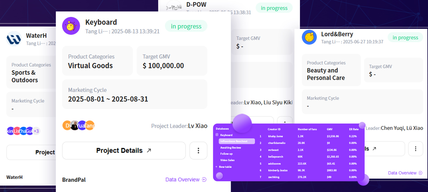 BrandPal-Our AI-Powered Products-Influencer Campaign AI Management System